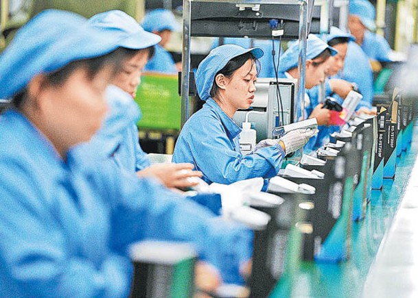 中國官方製造業PMI的從業人員指數創11個月低。