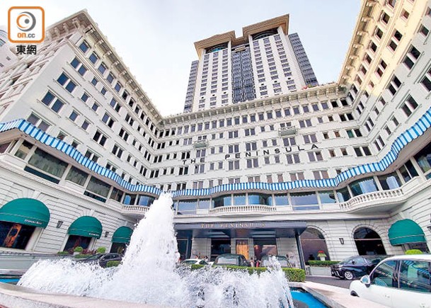香港半島酒店首季平均房價逾7,100元，升近三成。