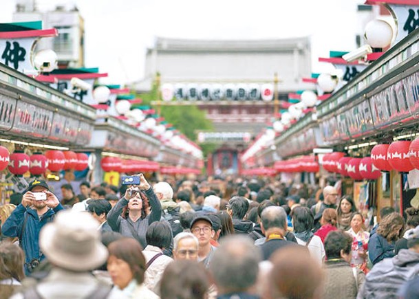 上月訪日外國旅客人數按年大增逾31%。