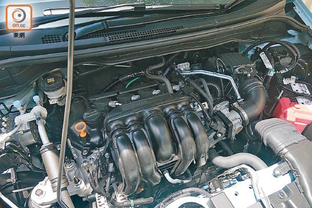 1.5L直四i-VTEC引擎可輸出121ps馬力，擁有不俗的加速力。