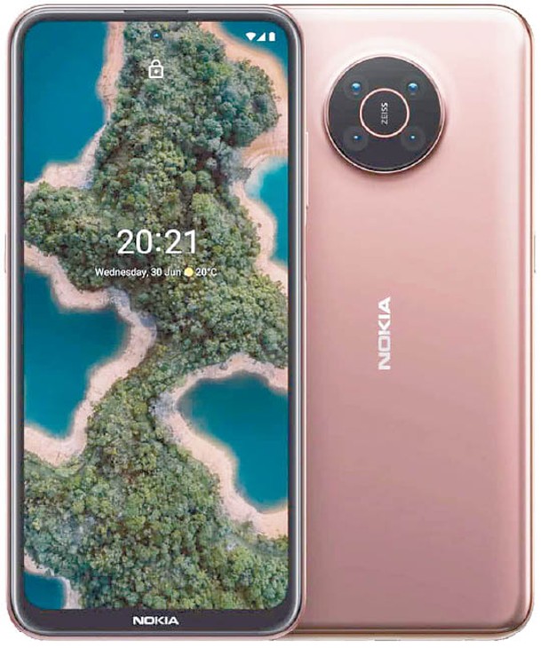 Nokia X20設有6.67吋全屏，6,400萬像素主鏡頭取得蔡司光學認證。售價︰$2,998（d）