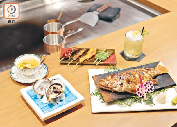 客人可以在VIP房內享用度身訂造的嘗味菜單，一次過享用鐵板燒、串燒、和食或創意雞尾酒等。