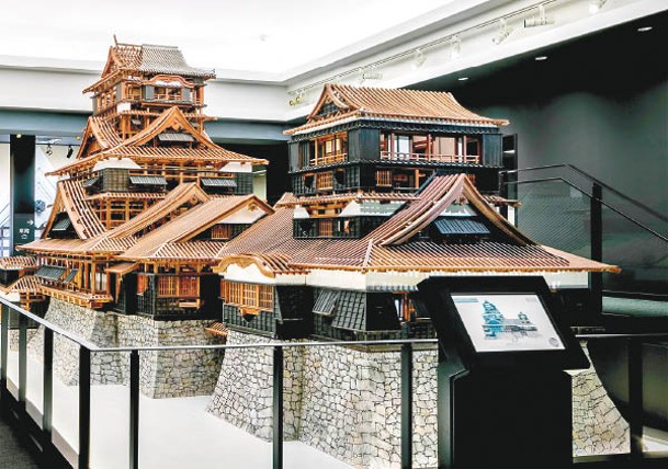 1樓「加藤時代」展出了加藤清正時期的天守閣模型。