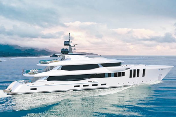 船長55米的「Amor」是Turquoise Yachts與A. Vallicelli & C. Yacht Design合作建造的新項目，可容納12位客人，航速為15節。