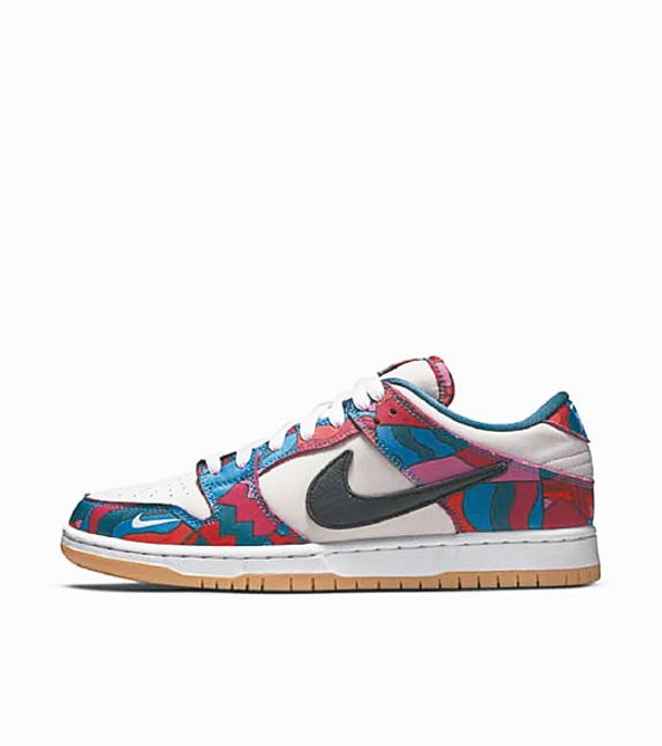 除了劍神對「綠白燈」，剔牌與荷蘭藝術家Piet Parra聯名推出的Parra x Nike SB Dunk Low也值得大家注意。