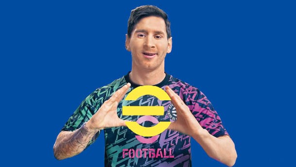 新遊戲命名為《eFootball 2022》，由美斯擔任全球大使及封面人物。