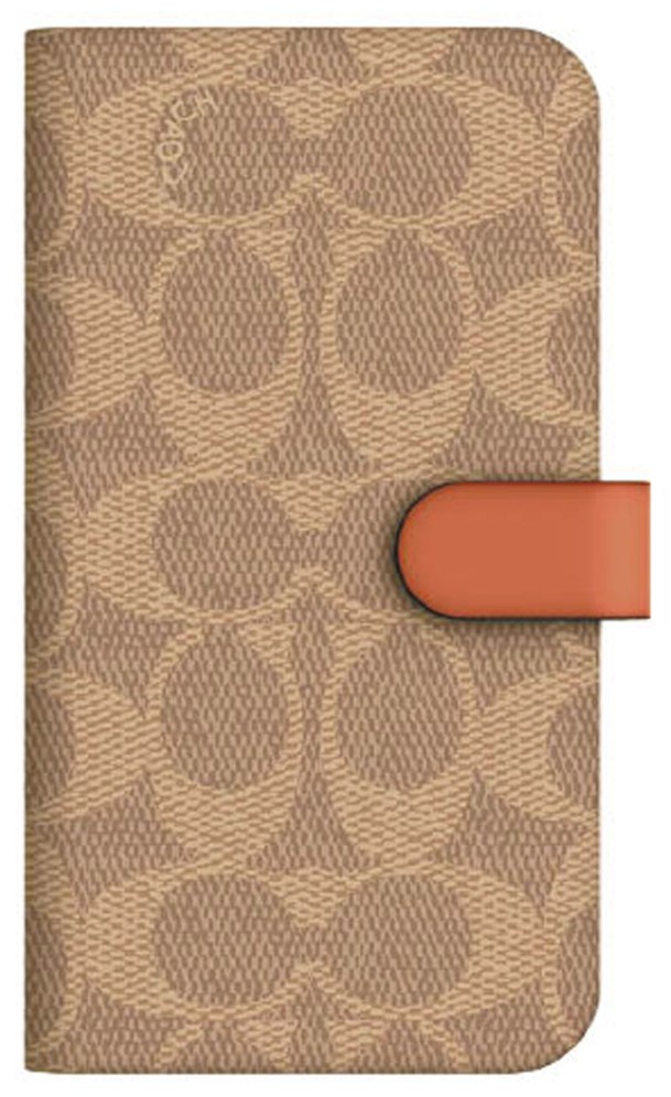 Coach Folio Case用上對摺式設計，手袋物料附有標誌性「C」圖案，內藏3個信用卡槽並提供磁貼扣，翻蓋及底殼可拆開使用。<br>售價︰$748起（b）