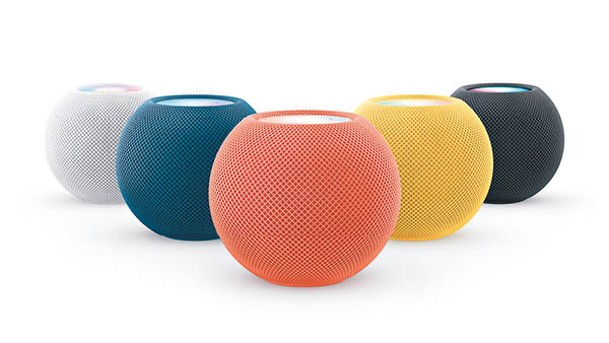 HomePod mini加入藍、橙和黃3色，新色系將於11月推出。售價：$749（a）
