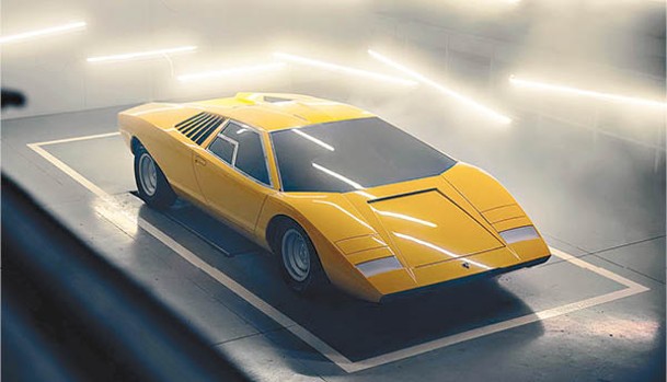 Lamborghini Polo Storico經典車修復部門重新製造Countach LP 500原型車，全球只此一輛。