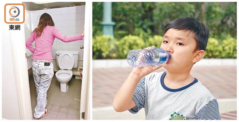兒童糖尿的病徵包括飲水多、小便多等等。