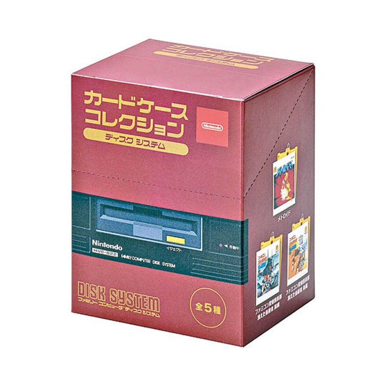 全5款套裝的包裝盒則使用紅白機磁碟機的相片。