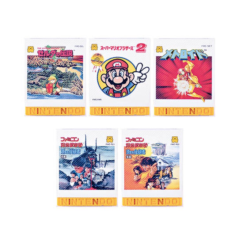 5款遊戲分別是《薩爾達傳說》、《超級瑪利歐兄弟2》、《銀河戰士》（Metroid）及《Famicom偵探俱樂部 消失的繼任者前編．後編》。
