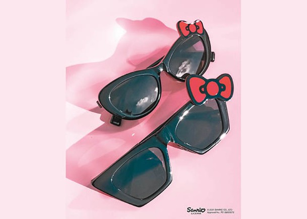 可愛太陽眼鏡造型　向Hello Kitty致敬