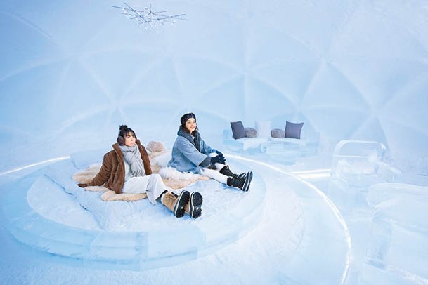 Ice Village即將推出1日1組限定的冰之酒店，住客可住宿於用冰建造的圓頂小屋內。