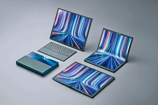 Zenbook 17 Fold OLED可切換成平板、筆電、PC等不同形態。