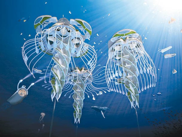 螺旋狀設計有助對抗海洋漩渦。