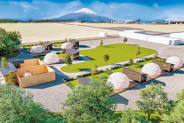 「Glamping Village TOTONOI 富士山中湖」位於山中湖村，設有6個圓拱形帳篷。
