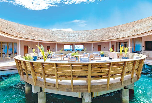 「Kagi Maldives Spa Island」的水療中心佔地1,400平方米，論規模，於馬爾代夫可謂數一數二。