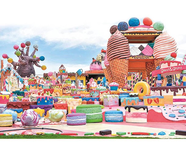 Great&Grand Sweet Destination是以甜點為主題的樂園，有如走進童話中。