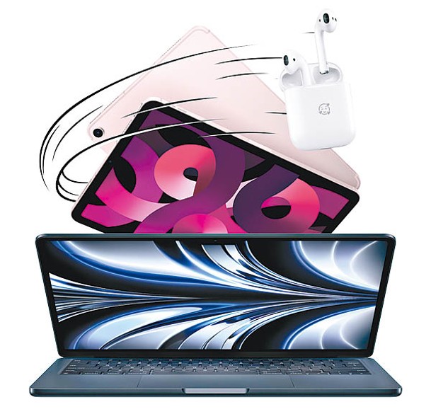 以Apple教育優惠買Mac或iPad的大專生，可獲贈AirPods 2耳機。（a）