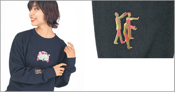 「殭屍西羅摩」衞衣，留意右臂有施襲殭屍圖案，售¥5,900（約HK$325）。