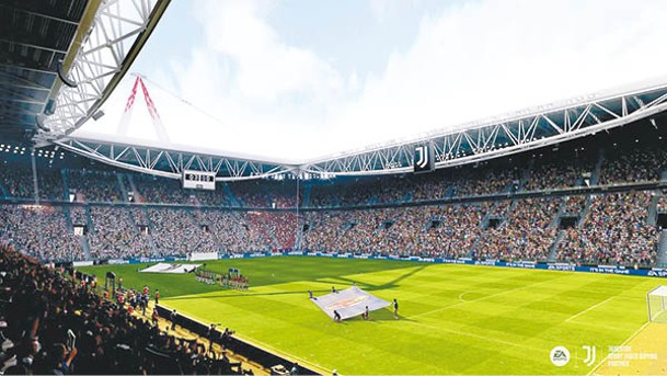 新增祖雲達斯Allianz Stadium等5個球場，令授權球場增至105個。