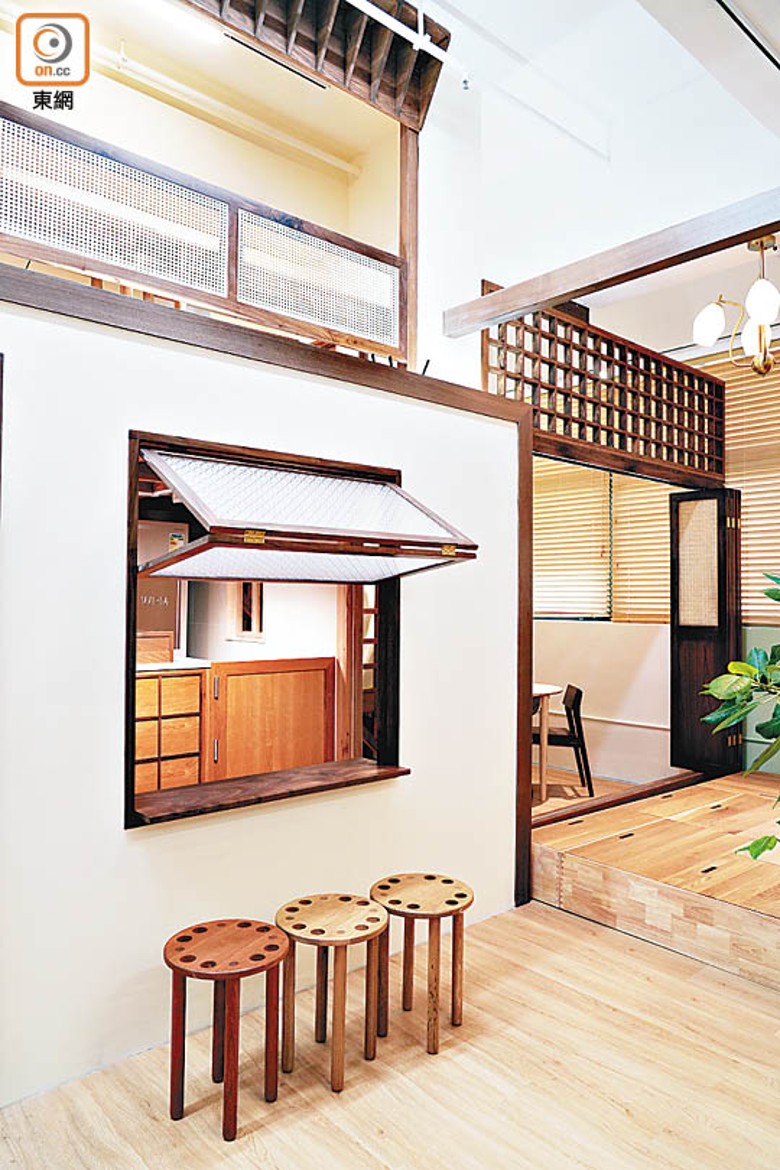 京都町屋風設計的兩層建築，是人氣打卡位。