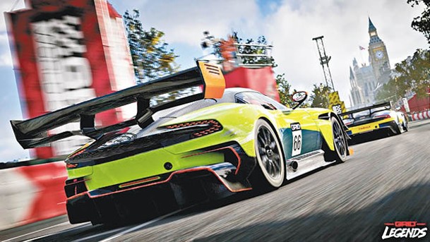 《GRID Legends》中文稱為「極速房車賽」的遊戲，玩家可駕駛經典房車和跑車如「露筍」Mitsubishi Lancer Evolution X，於全球130條路上擬真飛馳。