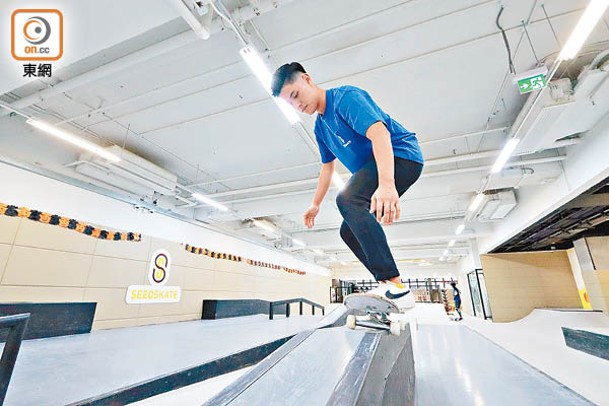 高級動作難度甚高，例如讓滑板輪架在欄杆或台邊滑動前進的50-50。