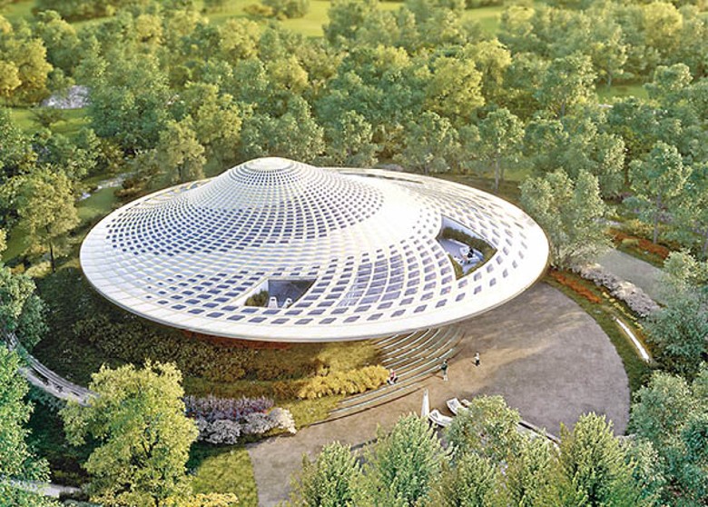 預計建於墨西哥的「Villa E」，外形極似UFO。