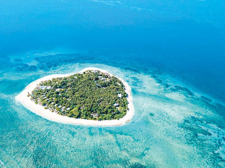 斐濟心形島嶼