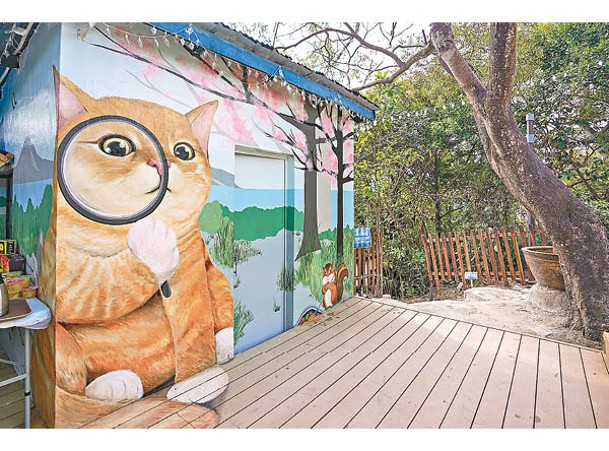整個活動空間的布置都極IGable，特別是壁畫主題小屋最受貓奴和主子歡迎。