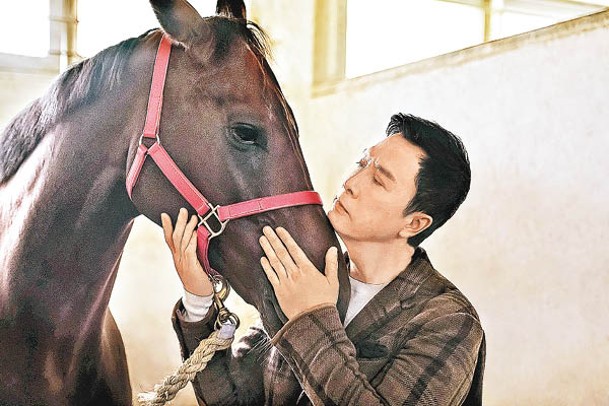 Donnie探訪上屆《寶馬香港打吡大賽》的冠軍賽駒「浪漫勇士」。