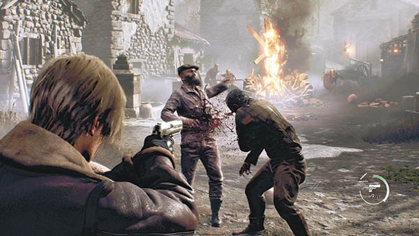 遊戲以第三身「越肩式視角」進行，射頭或射腳會有不同反應。