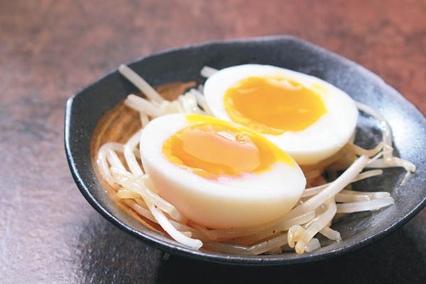 減肥期間也可用溏心蛋代替水煮蛋，令餐單不致於太單調。