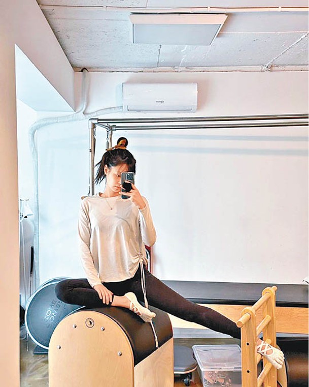 Pilates有助改善體態，讓身體部位減肥後不再鬆弛。