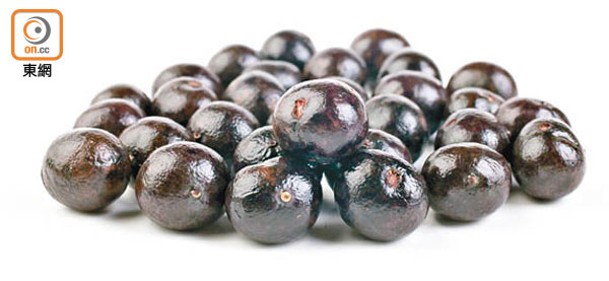 巴西莓含多樣的抗氧化物，能促進新陳代謝。