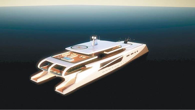 作為一艘巨型雙體遊艇，「Project M」可實現穩定、高效的海上巡航。