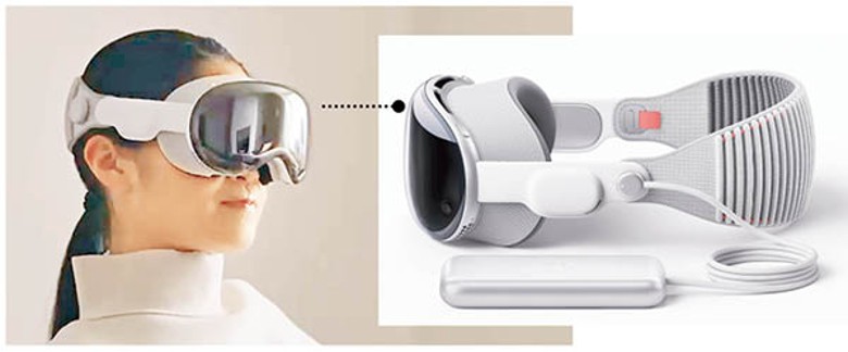 MR遮光眼罩與頭帶均能獨立調整，每次充電可運作兩小時。
