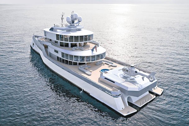 「Enterprise」是一艘冒險遊艇，航程可達5,000海里。