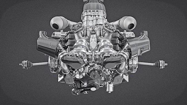 Hot V8雙渦輪增壓引擎