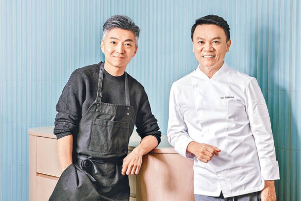 餐廳合夥人兼總廚（左）Richie Lin和Ian Kittichai