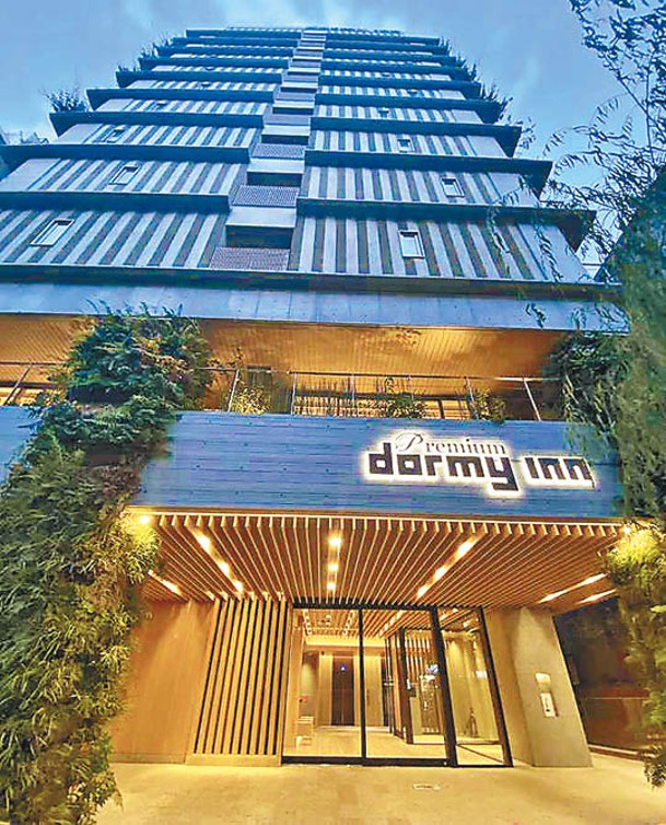 樓高12層的「天然溫泉 七寶之湯Dormy Inn Premium銀座」，共設有154間客房。