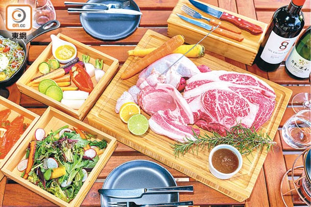 肉類以外，易熟的海鮮和蔬菜也是野炊的好選擇。