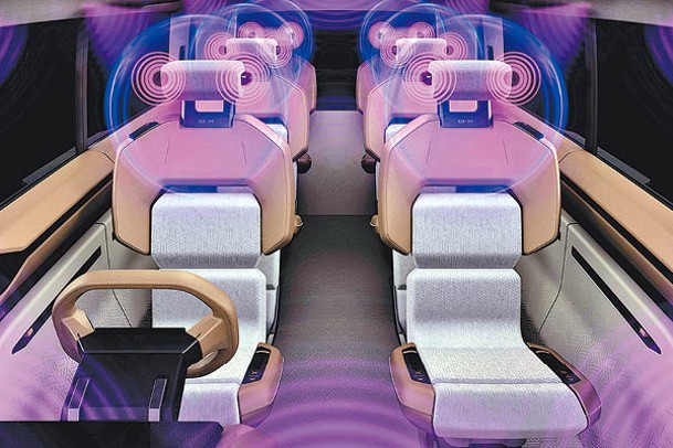 車載廠方與Yamaha合作開發的新一代音響系統，並於全車座椅頭枕內裝有喇叭提升3D音效。