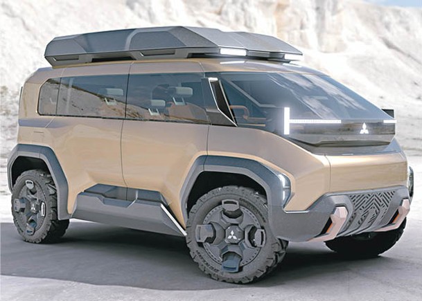 全新D:X Concept跨界概念MPV不僅造型前衞，還預示着同廠Delica車系的未來設計方向。