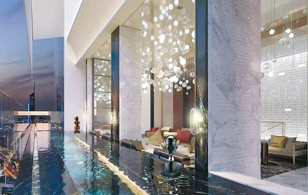 酒店229間客房和套房中，最豪最大的莫過於附設特大露台、私人大理石無邊泳池、電影院、健身室及開放式廚房的頂層公寓Villa One。