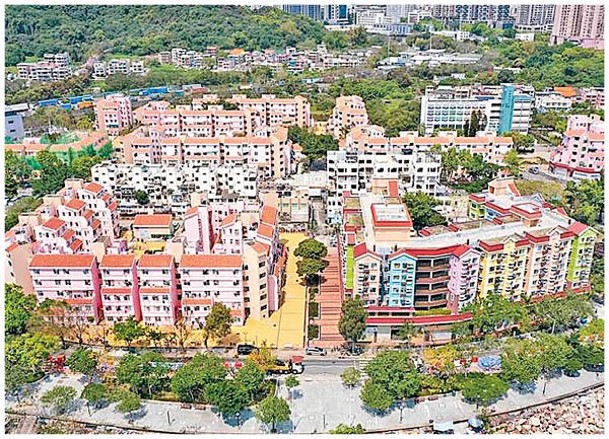 沙頭角邨是香港少見擁有七彩外牆的屋邨，絕對是另一個「彩虹邨」。<br>（IG@kevincheng_phtography）