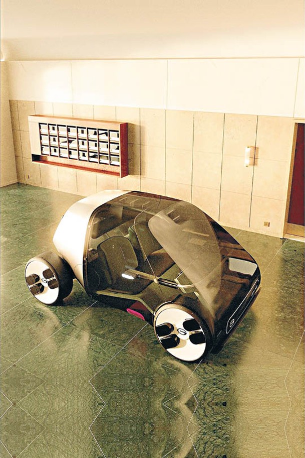 City Pod的靈感來自意式經典「Bubble Car」Isetta，不同的是改配4輪設計。