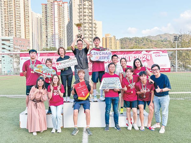 LIFE奪得嶺南大學陸運會男子團體總錦標冠軍。